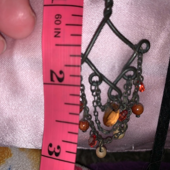 Hoops , chandelier and dangle earrings 4 pairs woman earrings - Picture 13 of 14